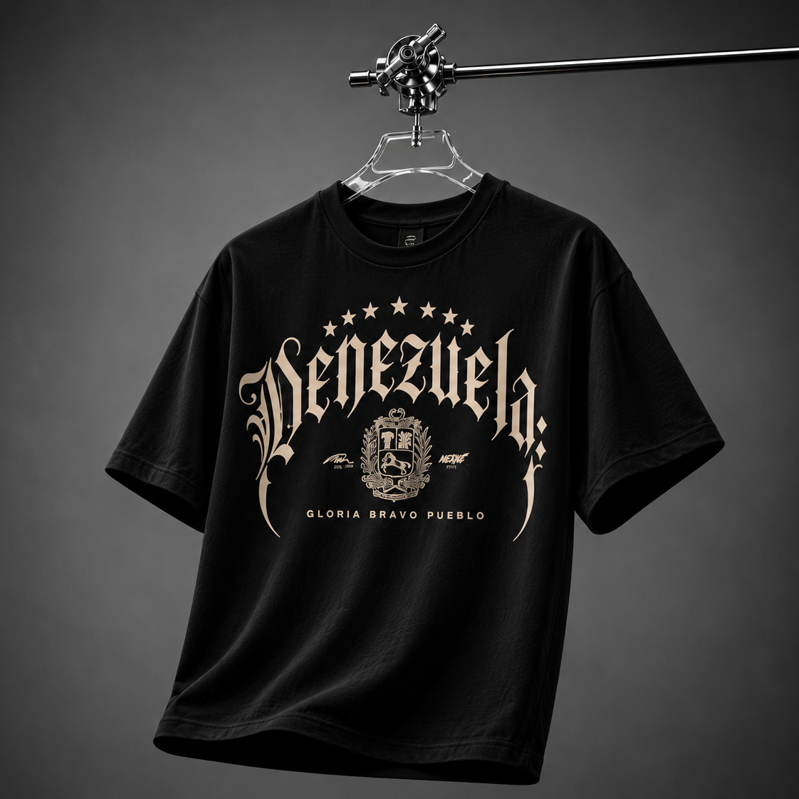 GLORIA AL BRAVO PUEBLO BLACK PREMIUM SHIRT